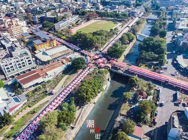 疫情不可逆，今年创下25万天价标金的潮州春节市集宣布停办。（潮州镇公所提供／谢佳潾屏东传真）