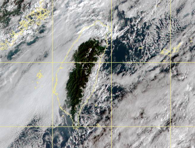 东北季风增强，今起气温逐日下滑。（中央气象局提供）