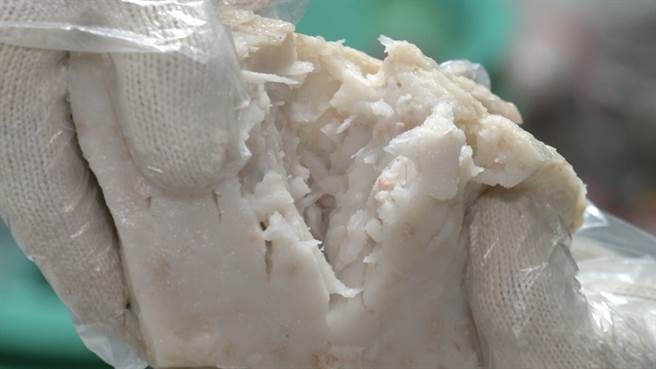 老板做的萝卜糕入口即化，还能吃到丝丝清甜的萝卜。(摄影/陈宏睿)