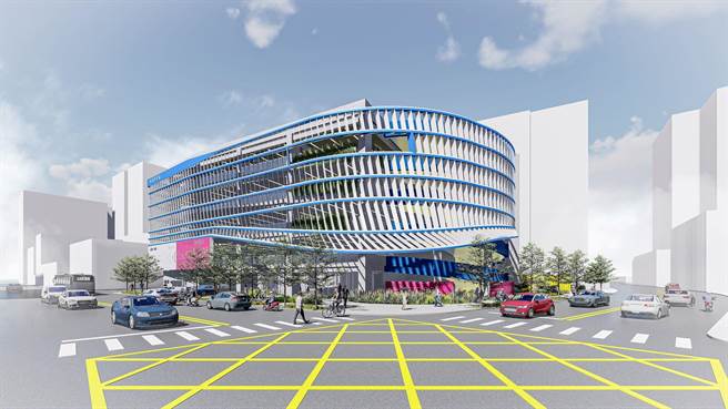 東榮立體停車場示意圖。（台中市政府提供／陳世宗台中傳真）