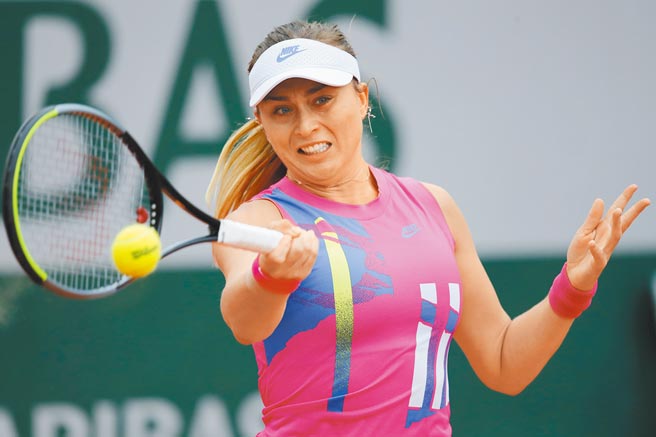 西班牙女将芭多莎自曝在隔离期间确诊的消息，成为澳网首位确诊感染新冠病毒的球员。（美联社）