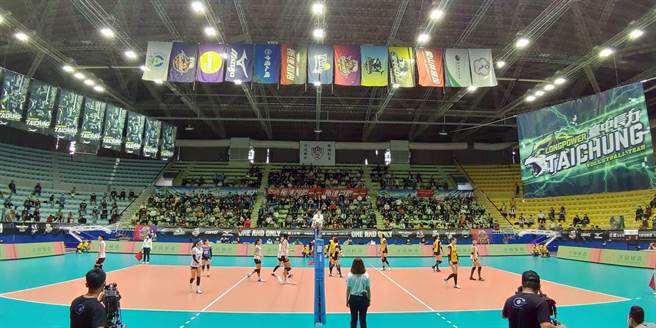 企排聯賽台中持續激戰，運動局籲球迷配合防疫。（台中市政府提供／陳世宗台中傳真）