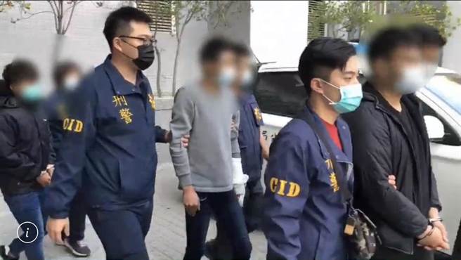 警方循線於10小時內逮獲林姓主嫌等人，訊後依殺人未遂及強盜罪嫌移送偵辦。（警方提供／林雅惠高雄傳真）