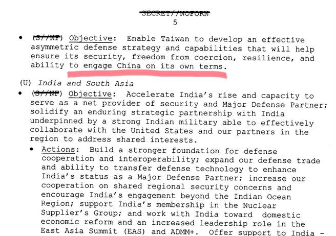 《美国印太战略框架》。(图/翻摄自The White House)