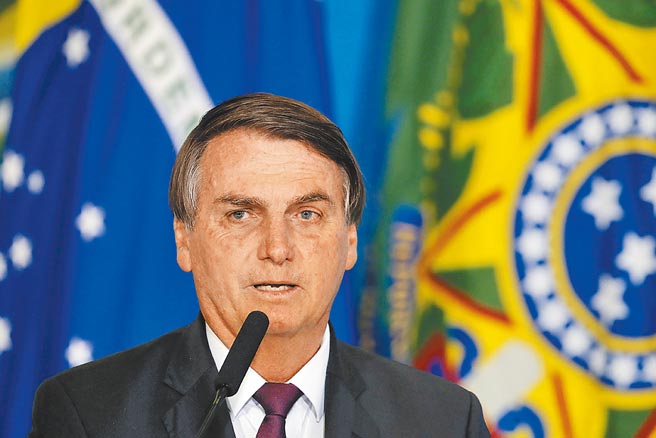 巴西总统波索纳洛图╱美联社