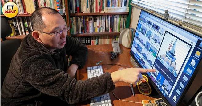 师大美术系副教授姚瑞中表示，全台蚊子馆至少800处，但其中黑数不少，例如台中妈祖园区因为未曾营运过，所以「不算蚊子馆」。（图／马景平摄）