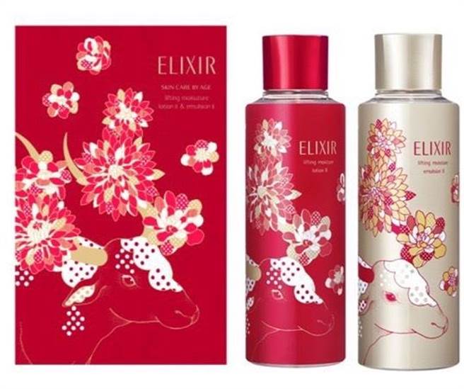 Global Mall的资生堂怡丽丝尔鸿运当头金牛瓶、怡丽丝尔弹润水乳加大版，原价3800元，优惠价3420元。（Global Mall提供）