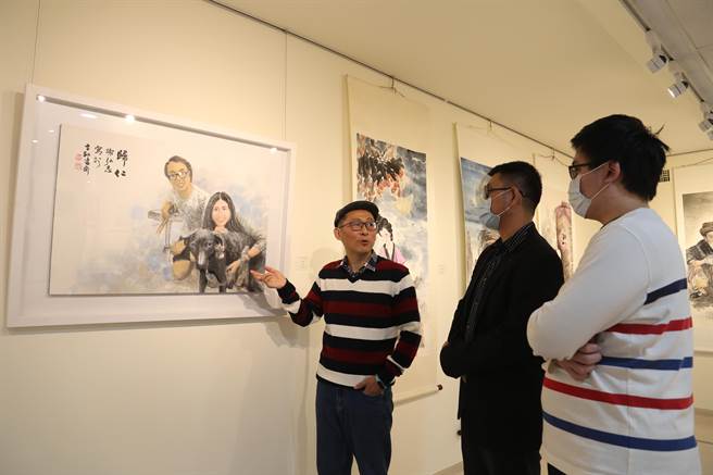 谢弘志作品「归仁」。（葫芦墩文化中心提供／陈淑娥台中传真）