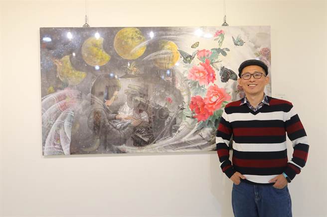 谢弘志作品「勇者无惧」。（葫芦墩文化中心提供／陈淑娥台中传真）