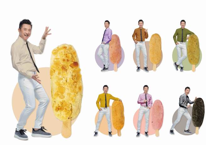 哈林推出自創零食《七派如意棒》。 （哈林音樂工作室提供）