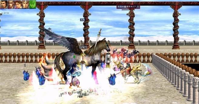 楼层BOSS「天马」。(图/游戏公司提供)