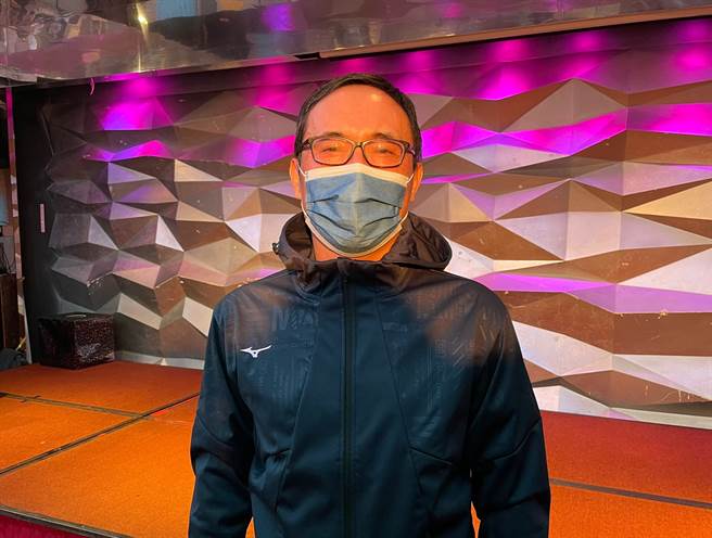 中信兄弟领队刘志威。（毛琬婷摄）