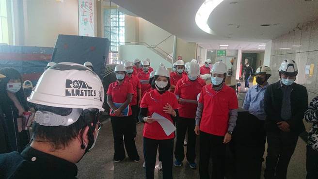 全中運4月雲林登場，雲林縣長張麗善（前右三）加強規畫防疫措施。（雲林縣政府提供／張朝欣雲林傳真）