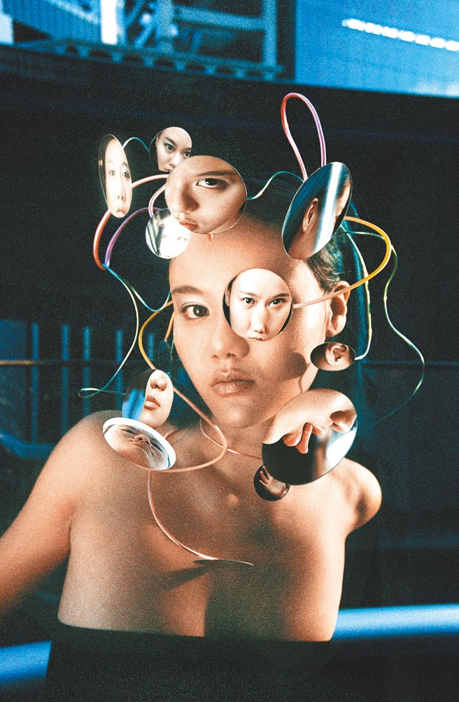 江宥仪作品擅于运用身体与纹身贴纸，打造出个人风格。（TAO ART提供）