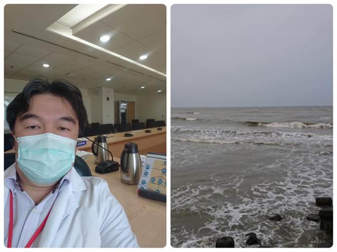 前进指挥所第八天，指挥官王必胜曝医院现况，整栋病房的环境採检结果都是阴性。（图／翻摄自王必胜脸书）　