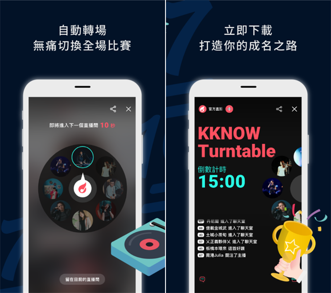 KKBOX旗下全新音乐比赛平台KKNOW平台特点(1)。（KKBOX提供／黄慧雯台北传真）