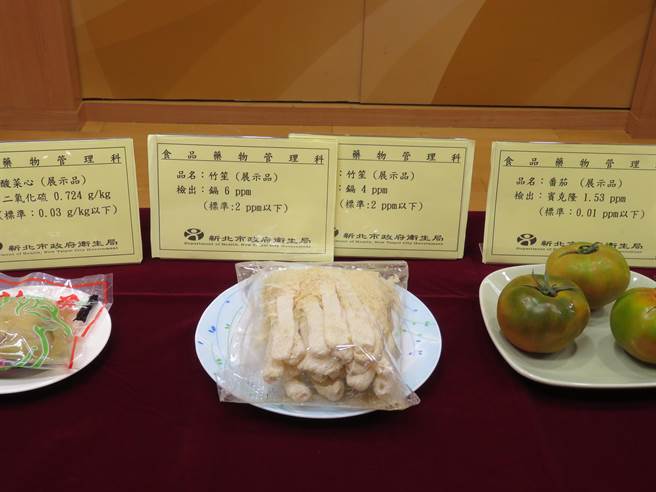 新北抽检春节应景食品，竹笙业者昨日被北市验出农药超标，今被新北验出重金属超标。（叶德正摄）