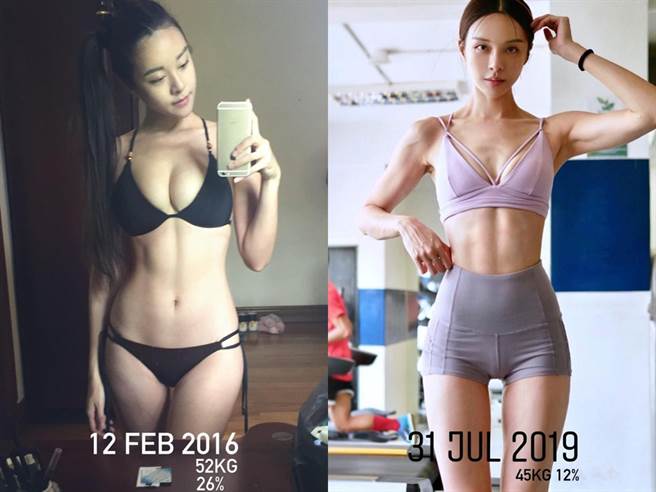 李元玲3年身形变化很大。（图／IG@李元玲）