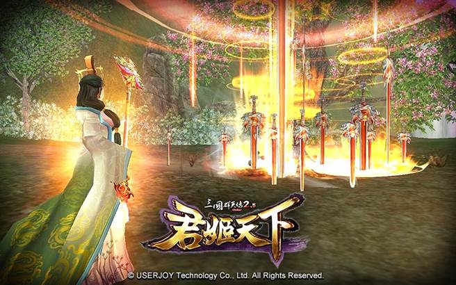 《三国群英传 2.5 online》全新改版「君姬天下」妩媚登场。(图/游戏公司提供)