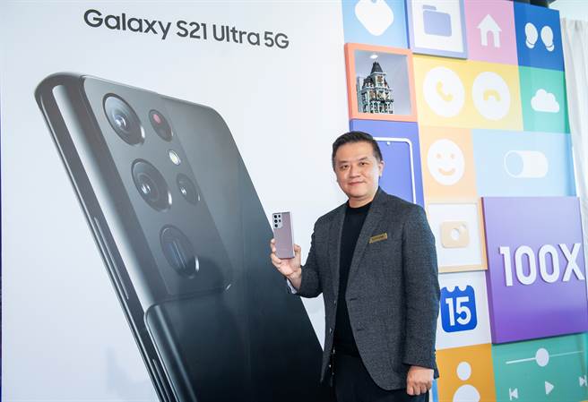 台湾三星电子行动与资讯事业部副总经理陈启蒙。（三星提供／黄慧雯台北传真）
