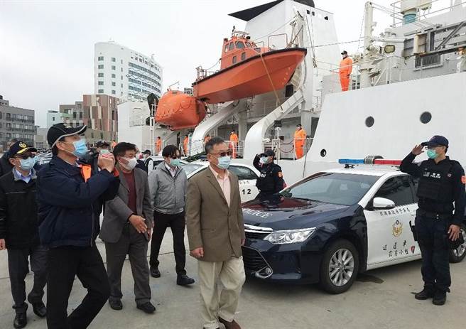 澎湖海陆总动员春节扩大威力扫荡誓师大会，查缉走私偷渡、严防疫情侵入。（陈可文摄）