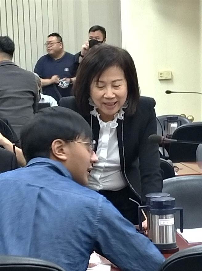 国民党中常委邱素兰。（黄福其摄）