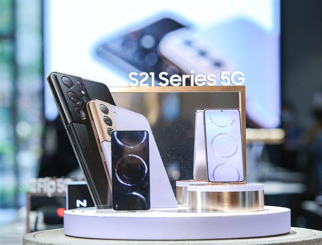 三星发表全新Galaxy S21 5G旗舰系列新机。（吴松翰摄）