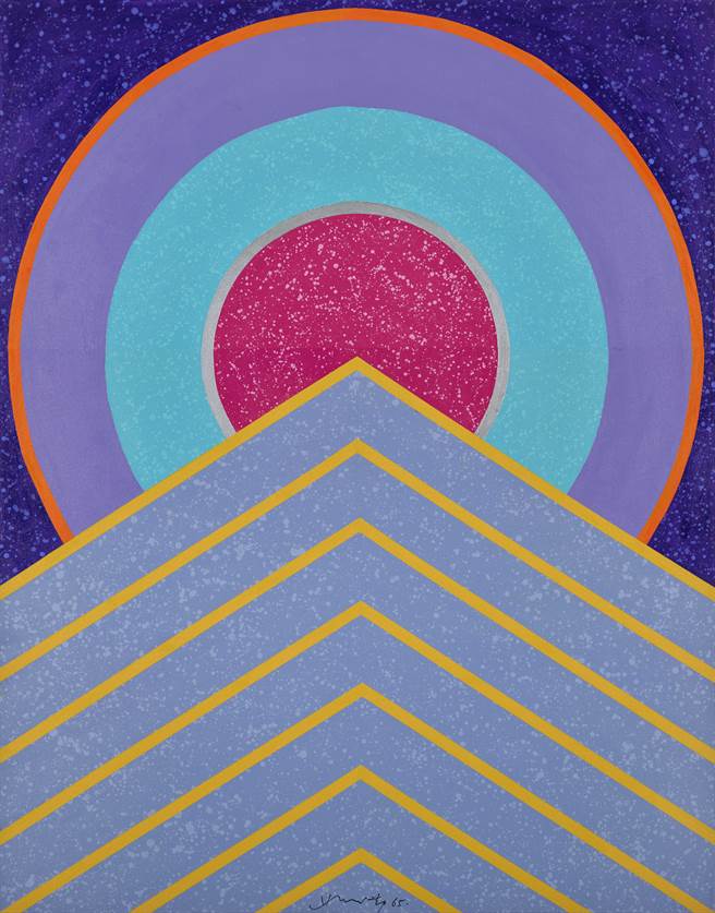 萧勤作品多展现道家、宇宙的哲思。（尊彩艺术提供）