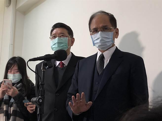 立法院长游锡堃。（赵婉淳摄）