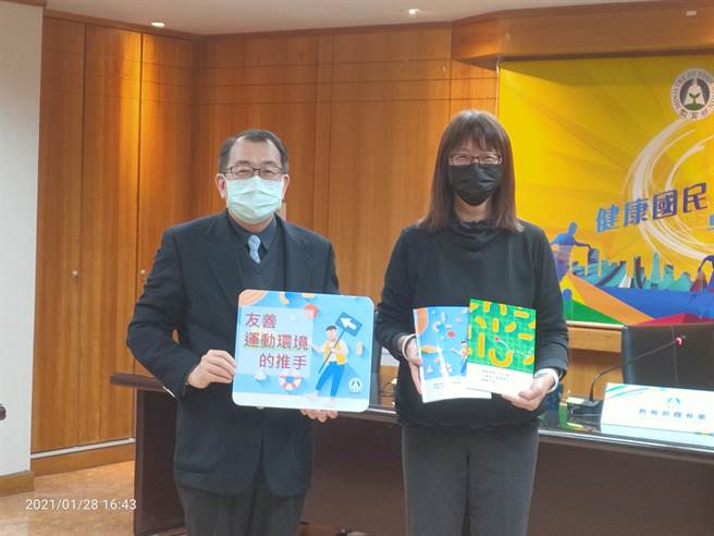 体育署长张少熙公告防疫三级规定。(黄邱伦摄)