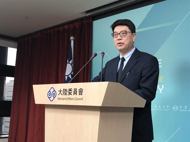 陆委会副主委邱垂正。（许依晨摄）