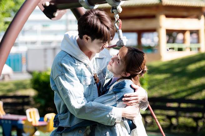 谢翔雅饰演刘书宏初恋女友。（（TVBS提供）