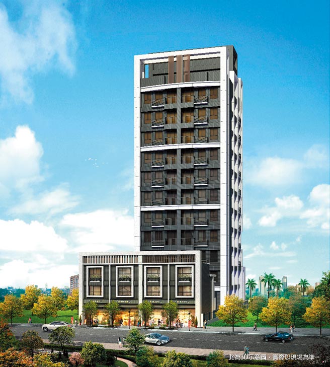 耀承澄心位于草漯市心校园第一排。图╱薪曜广告提供