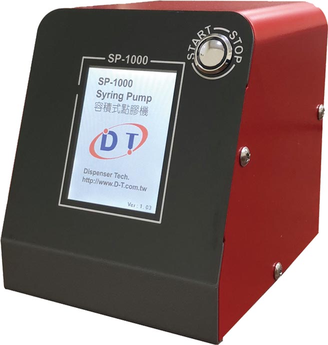 点胶科技开发的容积式精密出胶机。图／业者提供