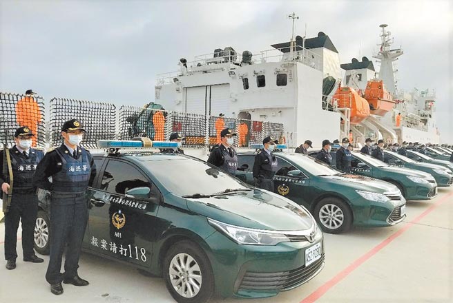 澎湖海陆总动员春节扩大威力扫荡誓师大会，查缉走私偷渡、严防疫情侵入。（陈可文摄）