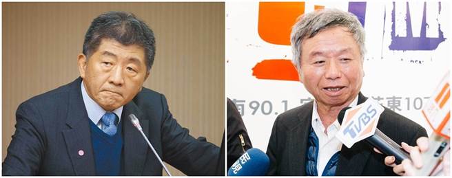 卫福部长陈时中（左图）、前卫生署长杨志良（右图）。（本报系资料照片）