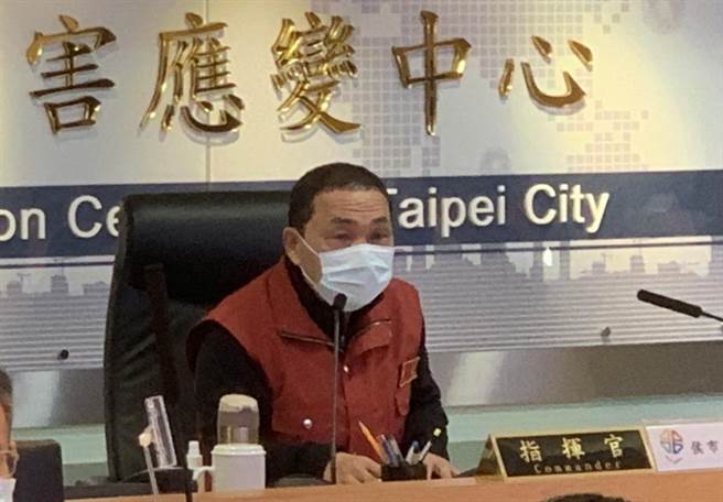 侯友宜召開防疫會議。（許哲瑗攝）