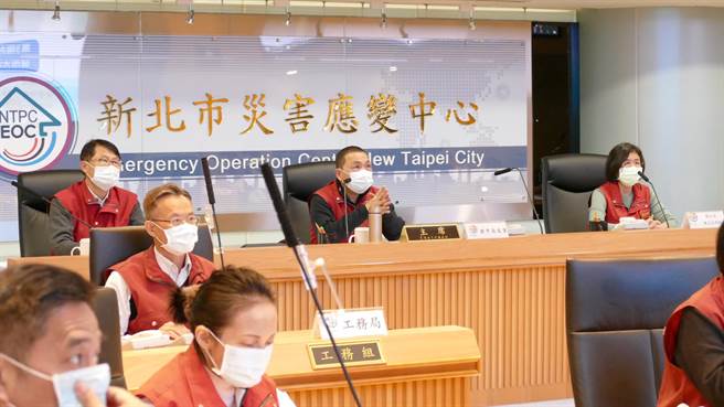 新北市今召开防疫会议。（许哲瑗摄）