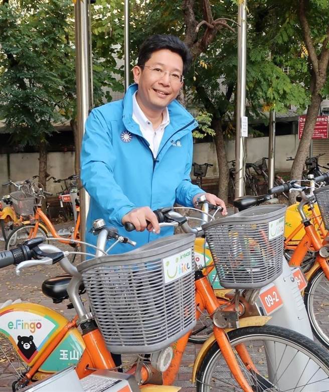 新北市议员金瑞龙日前争取双和医院设置Youbike站，于今年1月初顺利启用。（金瑞龙服务处提供）