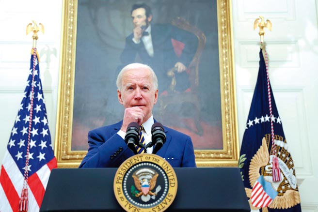 美国总统拜登图／路透