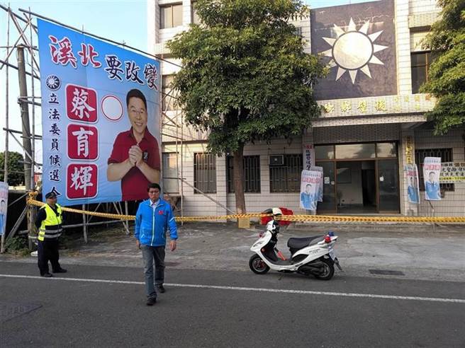 國民黨台南市白河、後壁、東山等3個區黨部廳舍都被拍賣。圖為後壁區黨部。（本報資料照片）