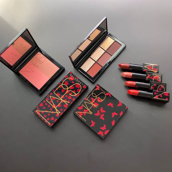 时尚谬思系列推出全新限量眼彩盘、颊彩盘、唇彩。（邱映慈摄）