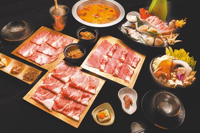 华国但马屋「帝国寿喜海鲜涮」。（台北华国大饭店提供）