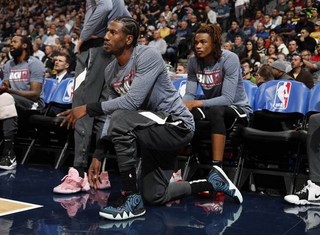 尚波特上季曾短暂帮篮网打过13场，却没什么真正表现。(美联社)