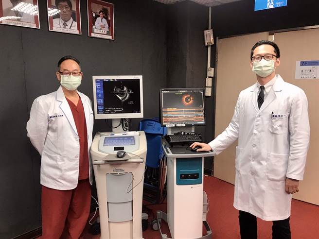 卫生福利部基隆医院斥资1100万元新增2血管腔内影像系统，辅助心导管手术。（陈彩玲摄）