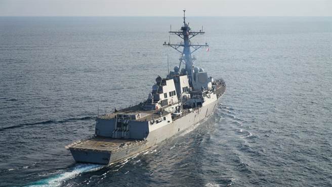 美國驅逐艦查菲號﹙美國海軍檔案照）