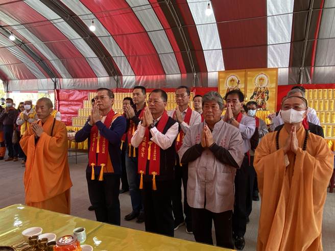 高市近3年交通死亡532人，阿蓮天聖宮超渡亡靈。（柯宗緯翻攝）