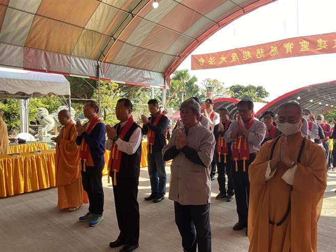 高市近3年交通死亡532人，阿蓮天聖宮超渡亡靈。（柯宗緯翻攝）