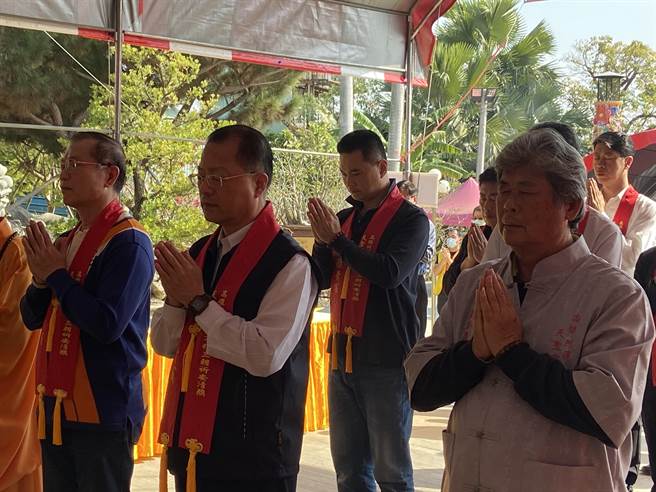 高市近3年交通死亡532人，阿蓮天聖宮超渡亡靈。（柯宗緯翻攝）