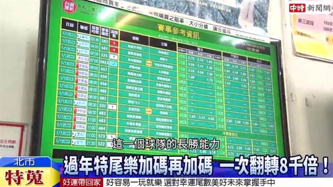 运彩行老板传授秘诀，了解球队得分情况，有助于提升得奖机率。(图/中时新闻网摄)
